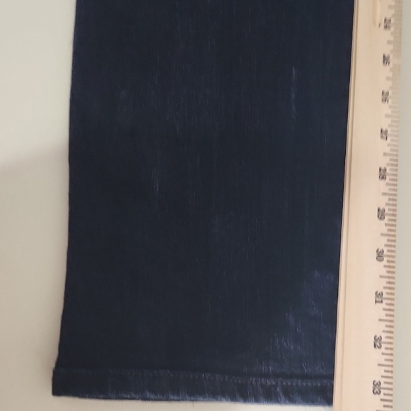 Gloria Vanderbilt Jeans Amanda 12 LONG Dark Wadh Blue High Rise - Picture 9 of 10